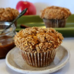 Caramel Apple Muffin with Pecan Streusel