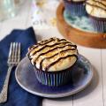Samoa Cupcake on a small plate.