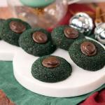 Dark Chocolate Mint Thumbprints