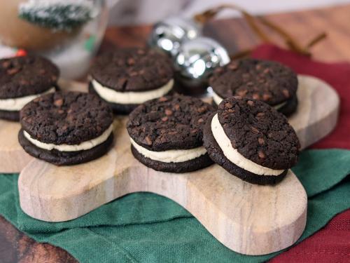 Black and White Espresso Sandwiches