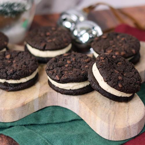 Black and White Espresso Sandwiches