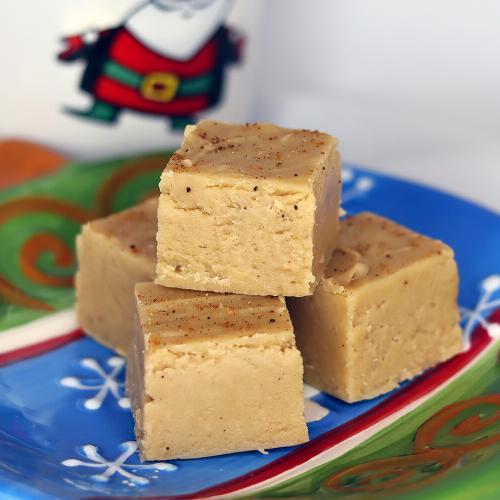 Brown Sugar Eggnog Fudge