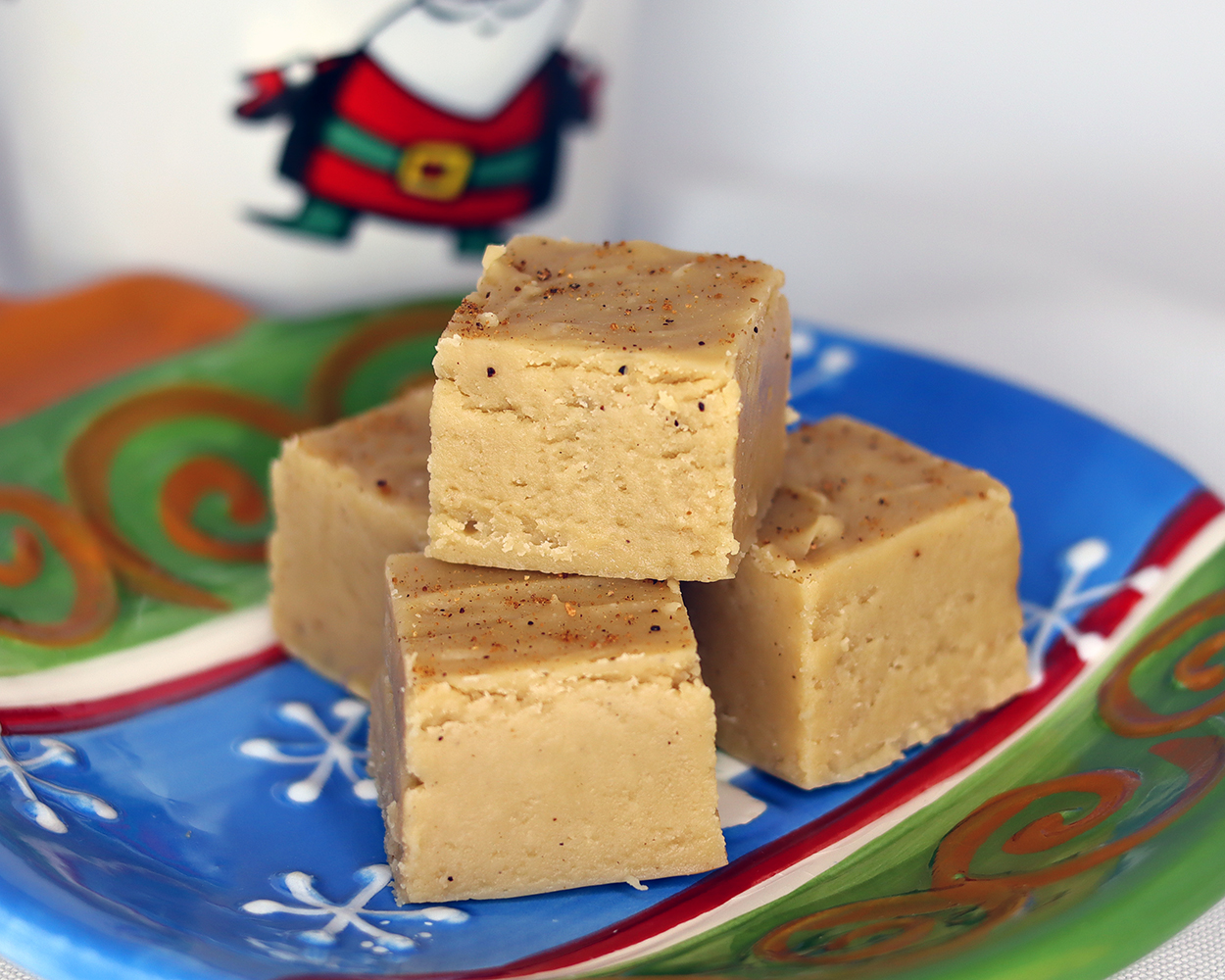 Brown Sugar Eggnog Fudge