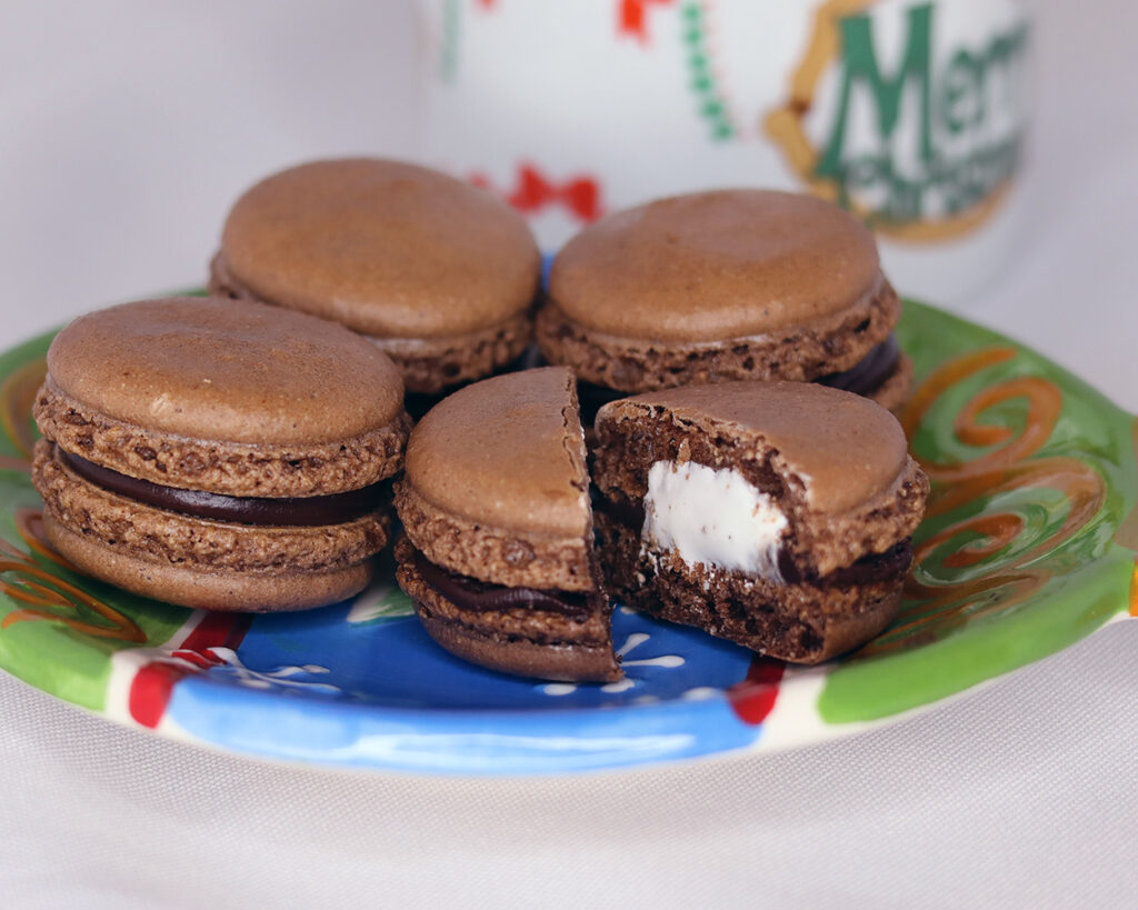 Hot Cocoa Macarons