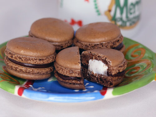 Hot Cocoa Macarons