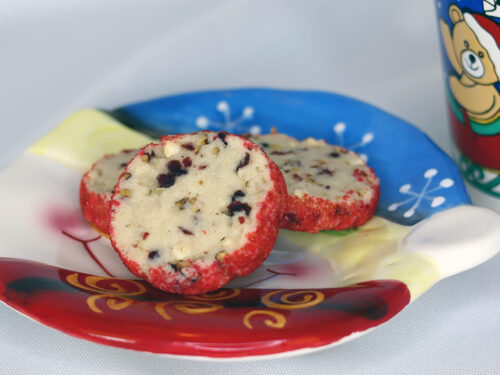 White Chocolate Cranberry Pecan Tea Cookies