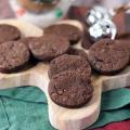 World Peace Cookies arranged on a gingerbread man serving platter