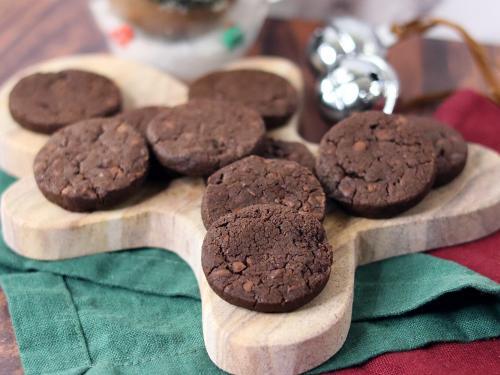 World Peace Cookies arranged on a gingerbread man serving platter