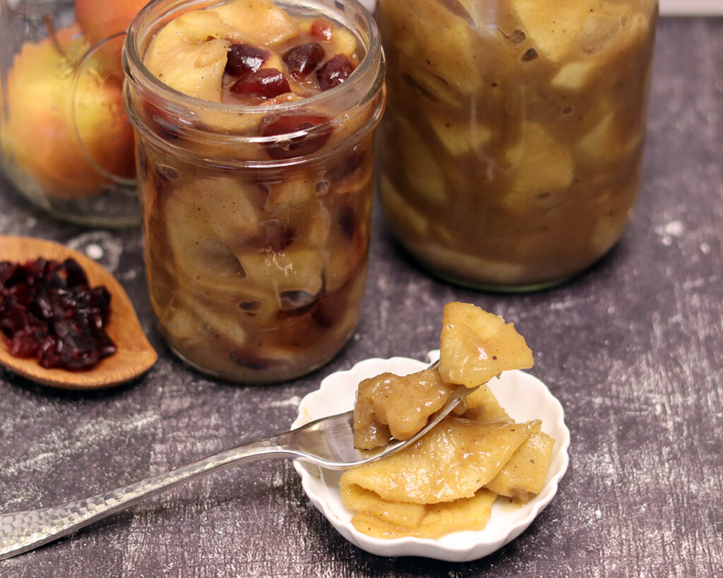 Apple Pie Filling - close up