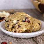 Double "L" Cookies - oatmeal banana cookies on a plate