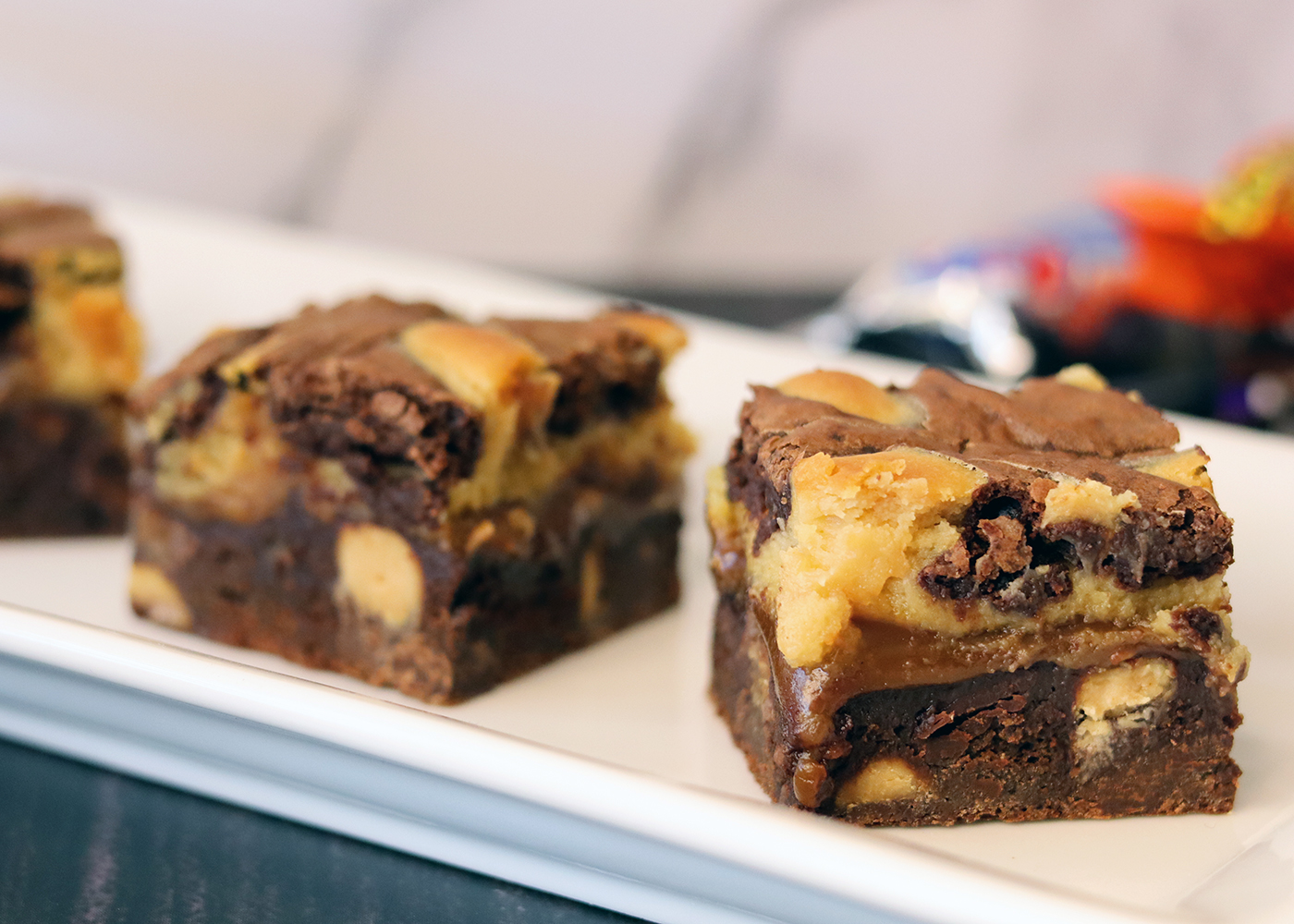 Candybar Cheesecake Brownies