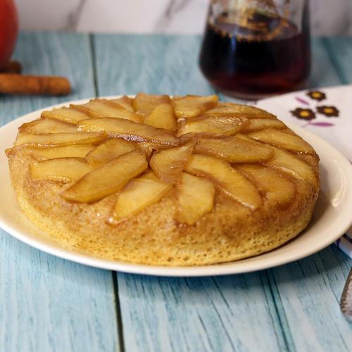 Apple Upside Down Pancake for One