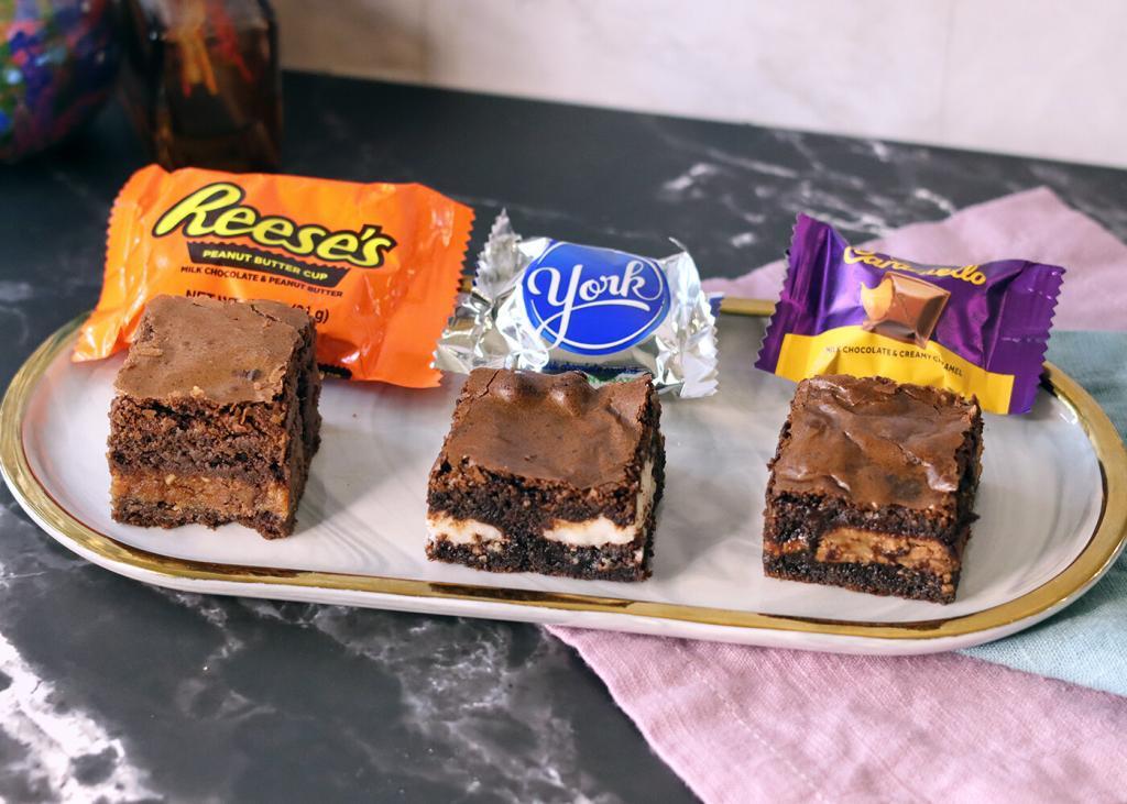 York Sensation Brownies and optional variations.