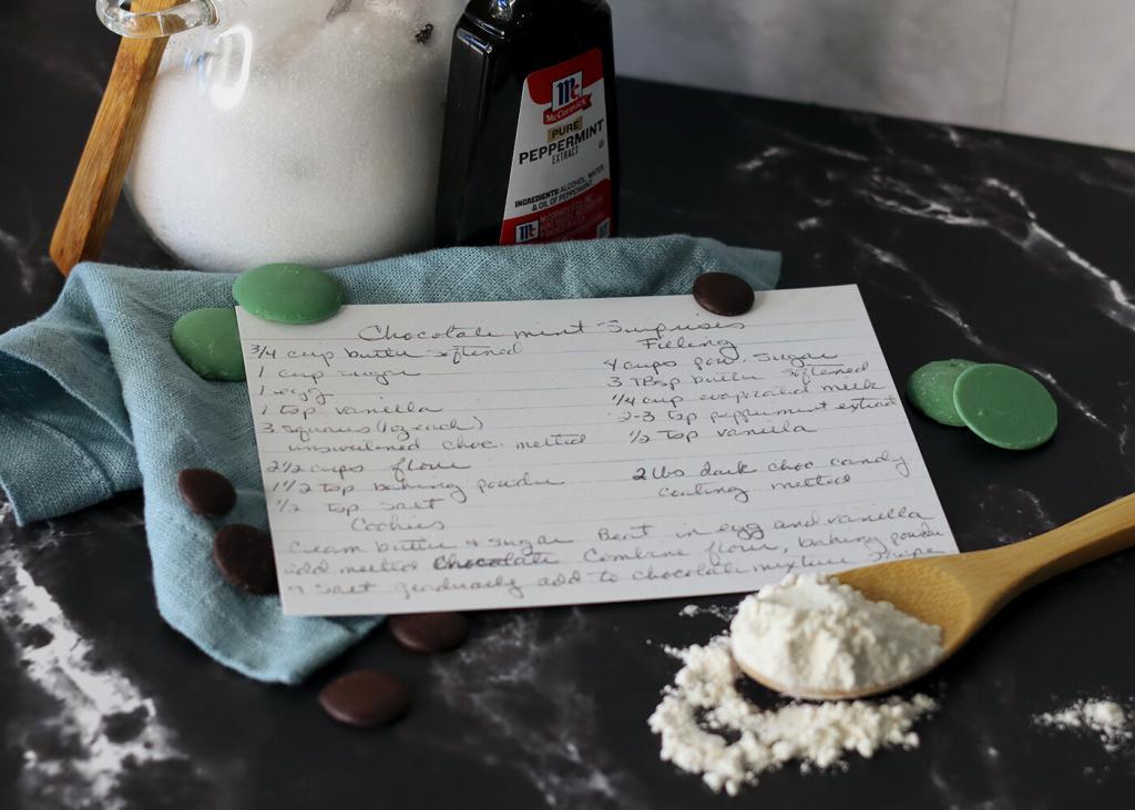 Chocolate Mint Surprises recipe and ingredients