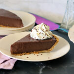 A slice of mom's semi-homemade Chocolate Cream Pie